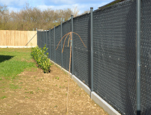 Montáž stínící tkaniny a štípaného bambusu – Chotíkov Montáž stínící tkaniny a štípaného bambusu – Chotíkov